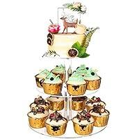Algopix Similar Product 5 - YestBuy 3 Tier Round Cupcake Stand
