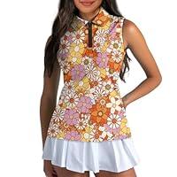 Algopix Similar Product 2 - Spowatriy Hippie Flowers Womens Golf