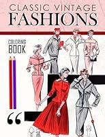 Algopix Similar Product 6 - Classic Vintage Fashions Coloring Book