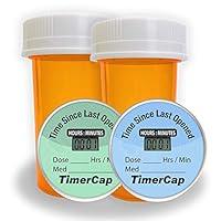 Algopix Similar Product 9 - TimerCap Stopwatch Pill Organizer Case