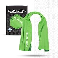 Algopix Similar Product 1 - COLD FACTOR Instant Cooling Towel