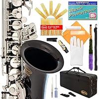 Algopix Similar Product 15 - 370BK  BlackSilver Keys Eb E Flat