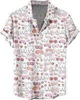 Algopix Similar Product 7 - Funny Boobs Hawaiian Shirt for Men 