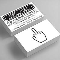 Algopix Similar Product 5 - Funny Bad Parking Business Cards 