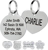 Algopix Similar Product 14 - YINFEIAI Stainless Steel Pet ID Tags