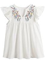 Algopix Similar Product 9 - Floerns Womens Floral Embroidered V