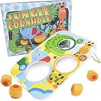 Algopix Similar Product 15 - Jungle Cornhole Bean Bag Tossing Game 