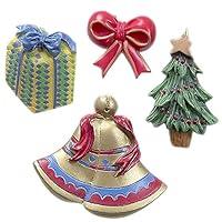 Algopix Similar Product 7 - Christmas Shower Curtain Hooks  Set of