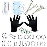 Algopix Similar Product 12 - BodyJ4You 46PC Professional Piercing