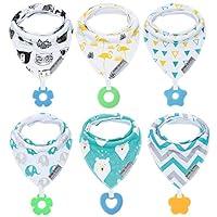 Algopix Similar Product 14 - vuminbox Baby Bandana Drool Bibs 6Pack