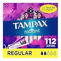 Algopix Similar Product 6 - Tampax Radiant Plastic Tampons Super