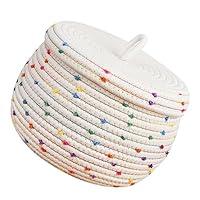 Algopix Similar Product 13 - Zerodeko Cotton Woven Basket Storage