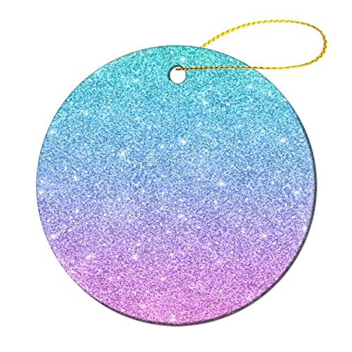 Funtery 4'' Christmas Clear Iridescent Ornaments Balls 4 inch Plastic  Iridescent Ball Christmas Clear Plastic Fillable Baubles Ball for Christmas