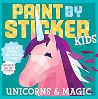 Algopix Similar Product 2 - Paint by Sticker Kids Unicorns 