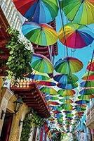 Algopix Similar Product 18 - Colorful Umbrellas Journal Calle de