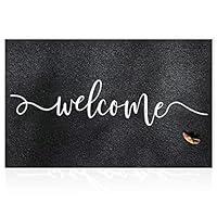 Algopix Similar Product 12 - AAZZKANG Welcome Mat Outdoor with Non