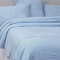 Algopix Similar Product 2 - Be-You-tiful Home, Blue Ivie Quilt, King