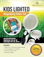 Algopix Similar Product 6 - Kids Magnifying Glasses Set Bright