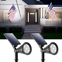 Algopix Similar Product 12 - 2 Pack Solar Spot Lights Ourdoor