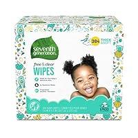 Algopix Similar Product 10 - Seventh Generation Baby Wipes 384