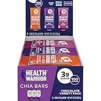 Algopix Similar Product 15 - Health Warrior Chia Bars Chocolate
