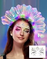 Algopix Similar Product 5 - Bnsikun Light Up Headband Led Crown