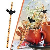 Algopix Similar Product 12 - 50PCS Halloween Paper Straws 