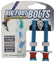 Algopix Similar Product 3 - Big Foot Toilet Bolts  No Spin Toilet