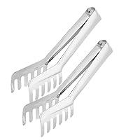 Algopix Similar Product 10 - 2 Pack Pasta Tong Stainless Steel Food