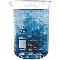 Algopix Similar Product 8 - 5000ml Beaker Low Form Griffin