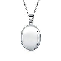 Algopix Similar Product 15 - Medium Simple Dome Oval Photo Lockets