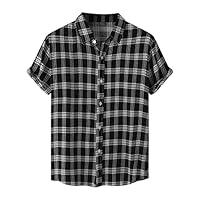 Algopix Similar Product 17 - Men Hawaiian Shirts Short Sleeve 