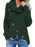 Algopix Similar Product 7 - Asvivid Chunky Cowl Neck Sweaters for