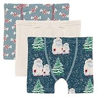 Algopix Similar Product 3 - KicKee Pants Boys Boxer Briefs Set of