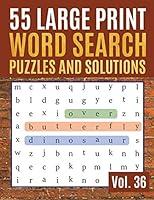 Algopix Similar Product 14 - 55 Large Print Word Search Puzzles and