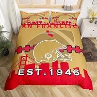 Algopix Similar Product 4 - Erosebridal Football Duvet Cover