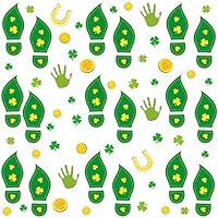 Algopix Similar Product 1 - 400Pcs Leprechaun Footprint Stickers