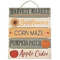 Algopix Similar Product 18 - Rustic Harvest Market Hanging Slatted