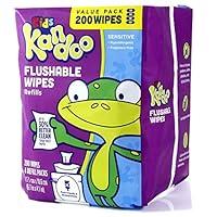 Algopix Similar Product 18 - Flushable Wipes for Baby and Kids by
