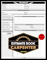 Algopix Similar Product 15 - Estimate Book Carpenter Track Client