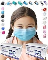 Algopix Similar Product 11 - 100 Pack Kids Masks Disposable Blue for