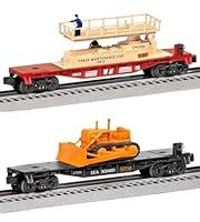 Algopix Similar Product 14 - Lionel CSX Flatcar and Maintenance Car
