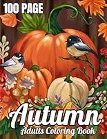 Algopix Similar Product 6 - 100 Page Autumn Coloring Book For