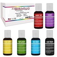 Algopix Similar Product 6 - 6 Color Cake Food Coloring LiquaGel