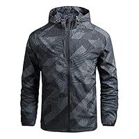 Algopix Similar Product 3 - Mens Windbreker Jacket Lightweight