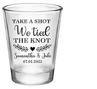 Algopix Similar Product 20 - Take A Shot We Tied The Knot Shot