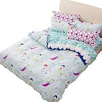 Algopix Similar Product 18 - Lemontree Mermaid Bedding Set  Girls
