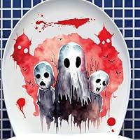 Algopix Similar Product 2 - Halloween Toilet Seat Sticker