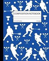 Algopix Similar Product 7 - Lacrosse Composition Notebook Wide