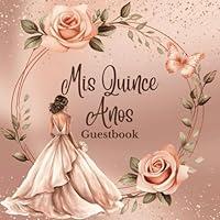 Algopix Similar Product 4 - Quinceanera Guest Book Rose Gold with